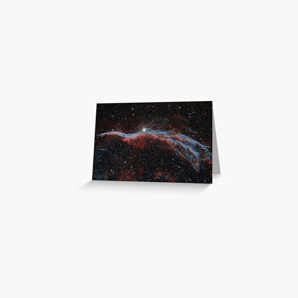 veil nebula Greeting Card