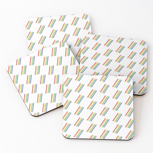 Item preview, Multicolour simple rainbow stripes designed and sold by LittleBettyMakes.