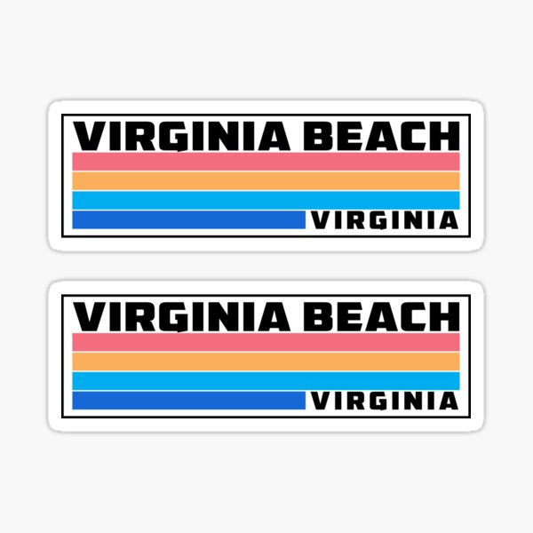 Virginia Beach Virginia Atlantik Urlaub Sticker