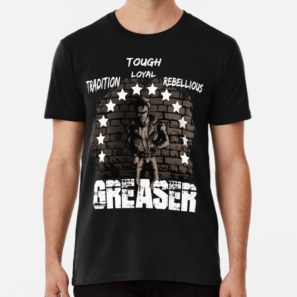 "Greaser definition " Tshirt by Krypticart Redbubble