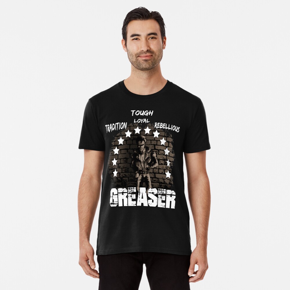 "Greaser definition " Tshirt by Krypticart Redbubble