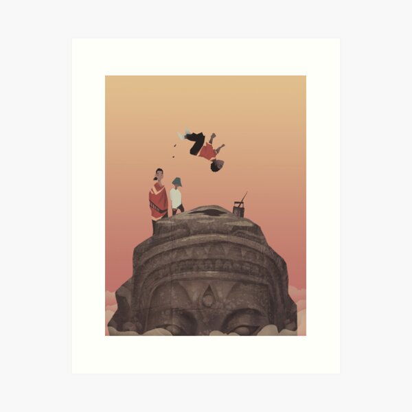 Birthday Backflips Art Print