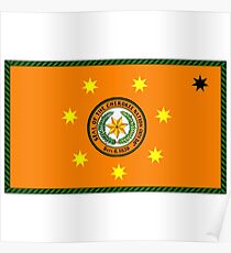 La nation cherokee - drapeau Poster