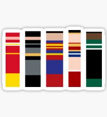 Color Palette Of Justice Sticker