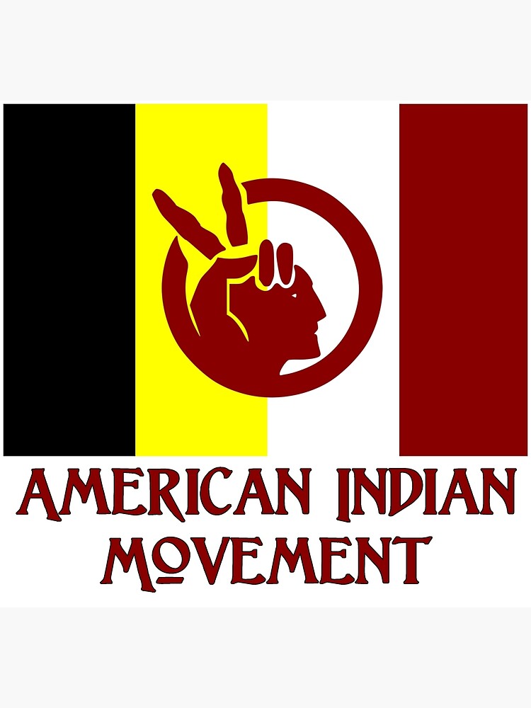 The American Indian Movement - Flag by Chunga