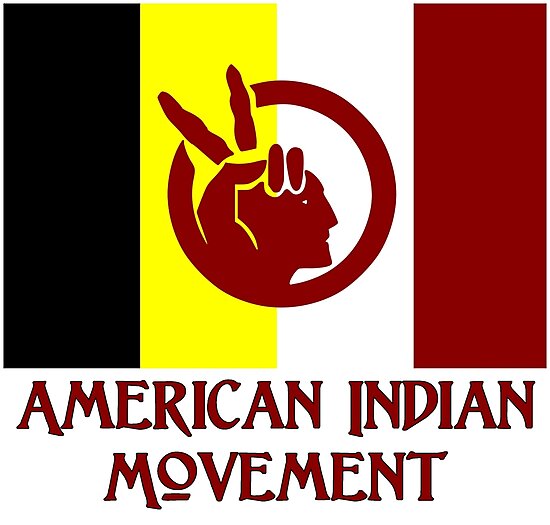 "The American Indian Movement - Flag" Photographic Prints By Chunga ...