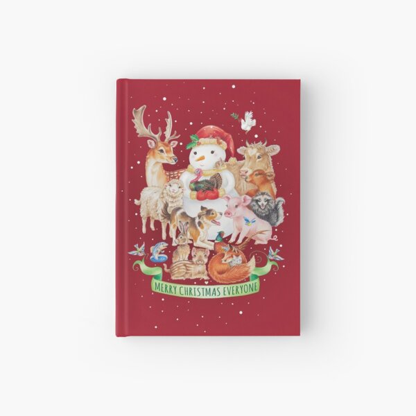Merry vegan christmas by Maria Tiqwah Hardcover Journal