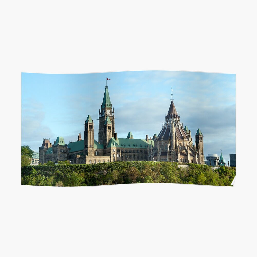 "Parliament Hill in Ottawa" Poster by DavidJallaud | Redbubble