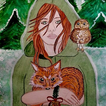 Artwork thumbnail, Guardian of Yulewood Forest by Carol Ochs