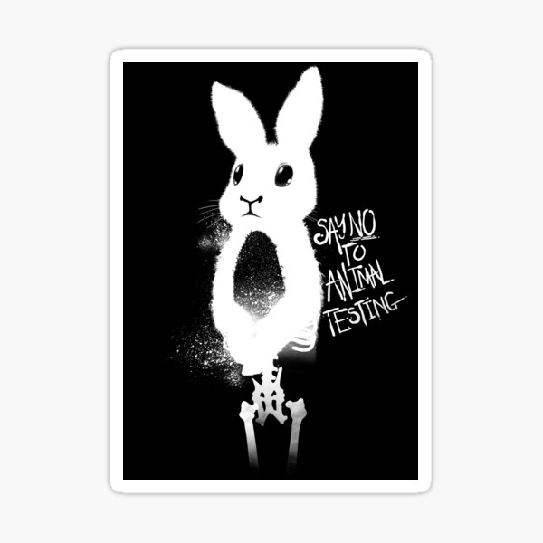 Say No To Animal Testing Sticker
