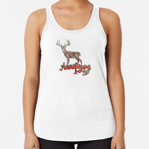 Michigan Logo Racerback Tank Top