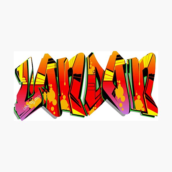 London Graff Photographic Print
