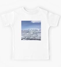 Iceland Photography Icy square Kids Tee