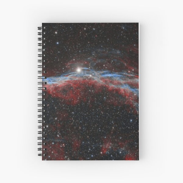 veil nebula Spiral Notebook