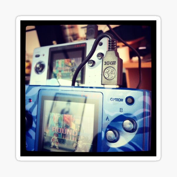 NeoGeo Poclet Color Link Play SNK Pegatina