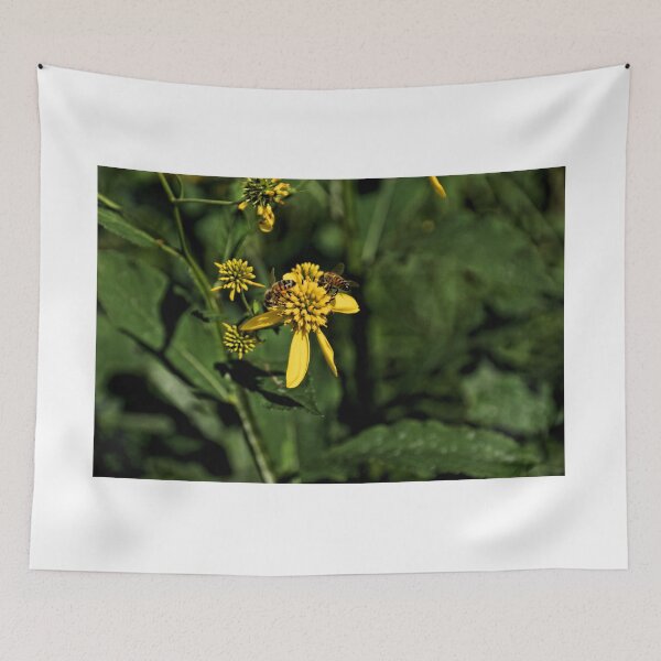 Item preview, Yellow Flowers And Bees In Cades Cove - Great Smoky Mountain national Park designed and sold by jtrommer.