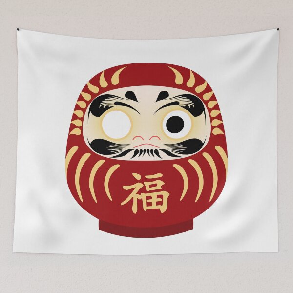 Item preview, Red Daruma of Luck designed and sold by SharpSpider.