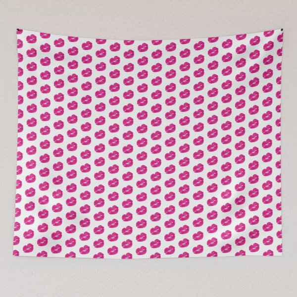 Item preview, Pink lipstick kisses designed and sold by LittleBettyMakes.
