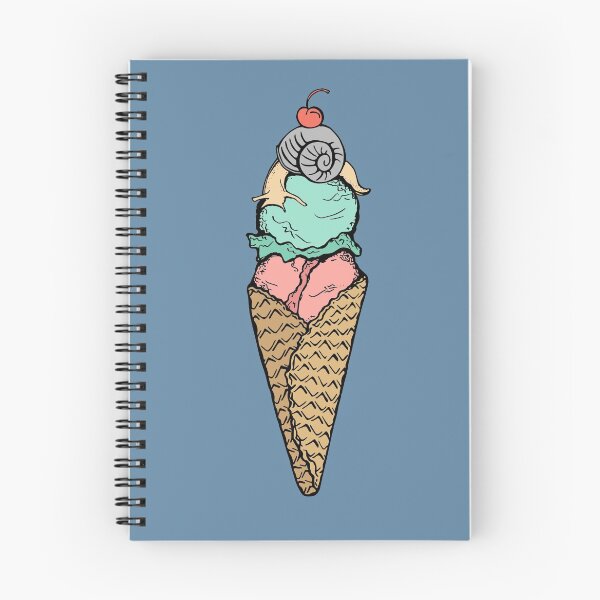 Item preview, Snail on Top of an Ice Cream Cone designed and sold by Otter-Grotto.