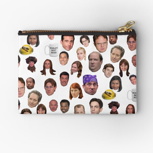 The Office Repeating Print Zipper Pouch