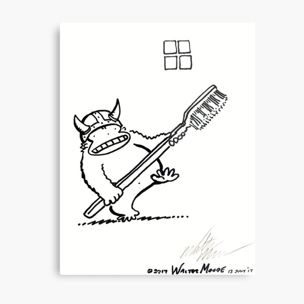 Decoracion Cepillo De Dientes De Animados Redbubble