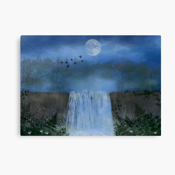 Item preview, Moonlight waterfall designed and sold by SueSophonax.