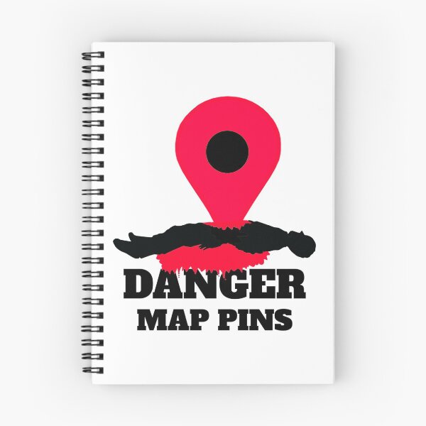 Item preview, Danger Map Pins Shirt - Fun Map Shirt - Funny Map Search - Funny Map Pin Shirt - Map Pin tshirt - Map Pin t-shirt designed and sold by happygiftideas.