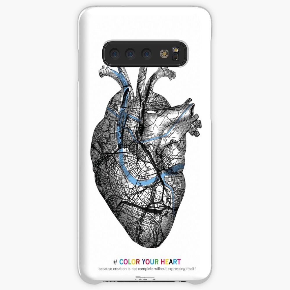#COLOR YOUR HEART | Basel Citymap Artwork Hülle & Klebefolie für Samsung Galaxy