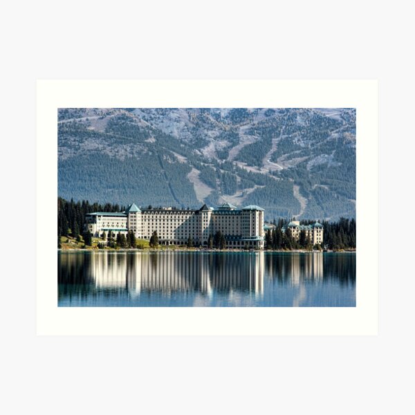 The Fairmont Chateau, Lake Louise Art Print