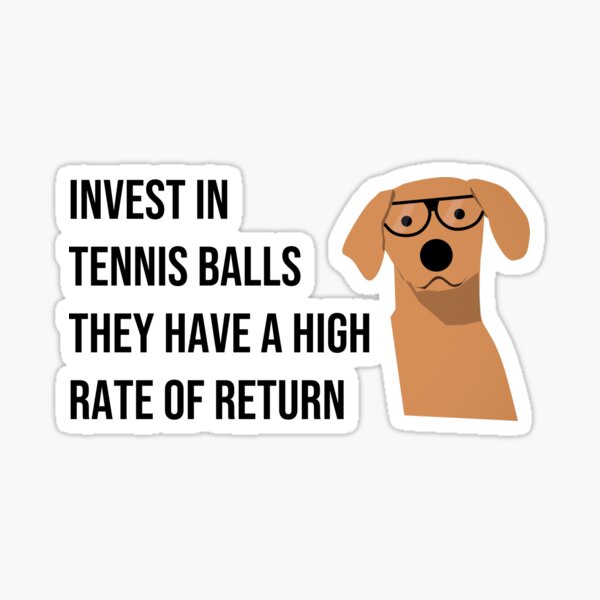 Funny Dog Accountant Financial Advisor Finance Teacher  Sticker