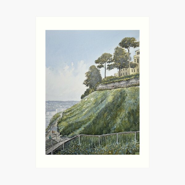 Rock walk, Torquay Art Print