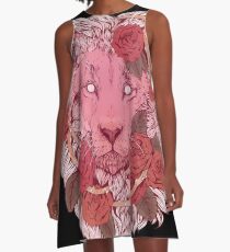 Lion of Roses A-Line Dress