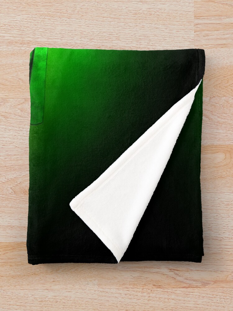 Alternate view of Keep Calm And Drink Tea - green tea Throw Blanket