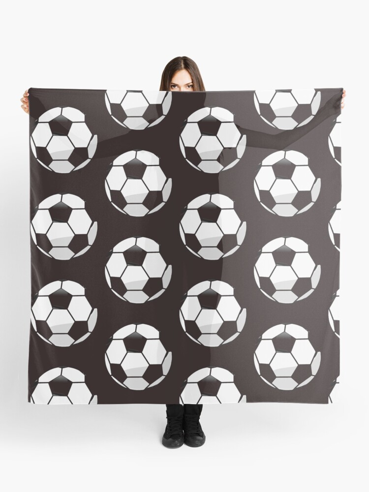 Black and White Soccer Ball | Scarf