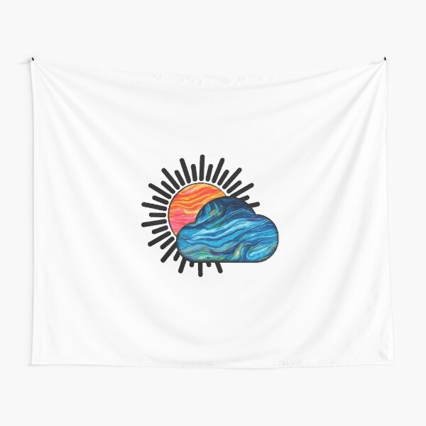 Better Weather Marble Design Tapestry