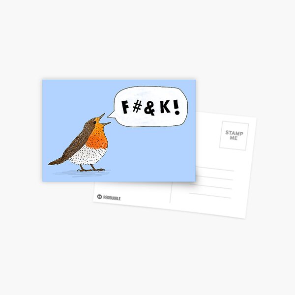 Fuck Robin Postcard