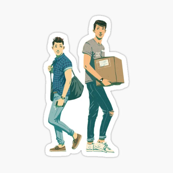 "Arthur and Ben " Sticker for Sale by telescopium | Redbubble