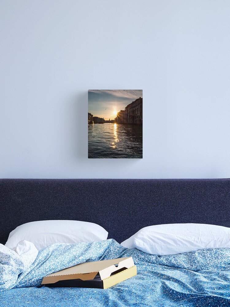Thumbnail 2 of 3, Canvas Print, Sunrise on the Grand Canal designed and sold by darren-j-mcleod.