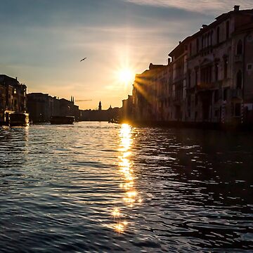 Artwork thumbnail, Sunrise on the Grand Canal by darren-j-mcleod