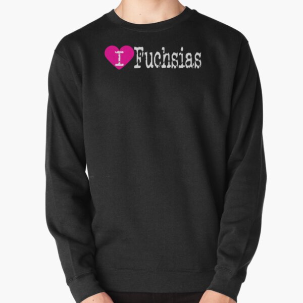 I Heart Fuchsias | Love Fuchsias - Lady's Eardrop Pullover Sweatshirt
