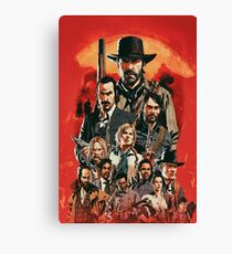 Red Dead Poster Canvas Print
