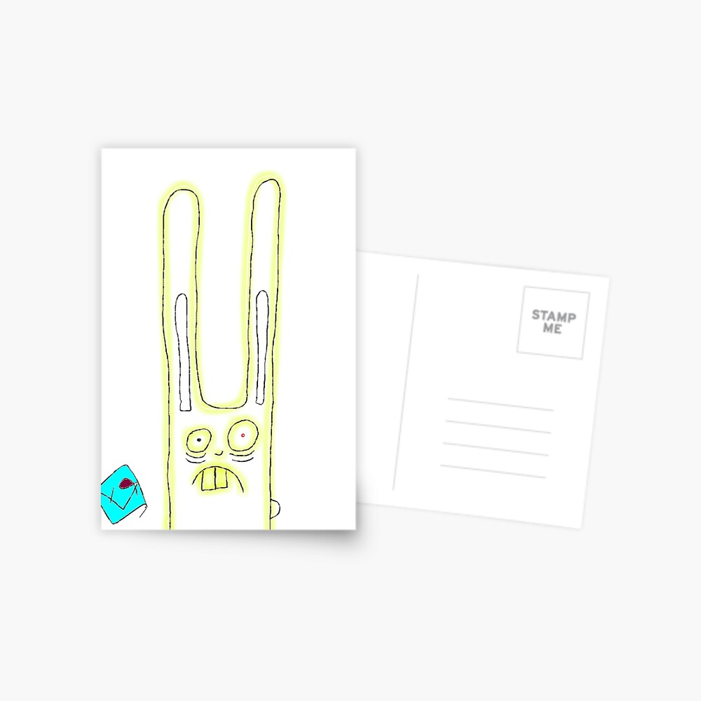 "Trauma Bunny" by Richard F. Yates Postcard
