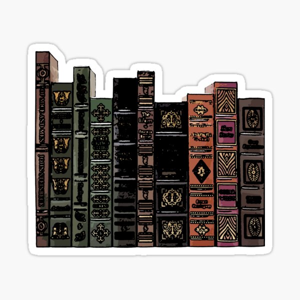 Book Genres Stack Sticker - NatterDoodle