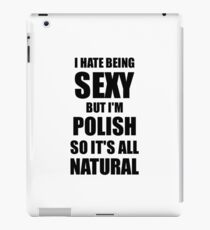Sexy Polish Husband Boyfriend Wife Poland Pride Funny Gift iPad Case/Skin
