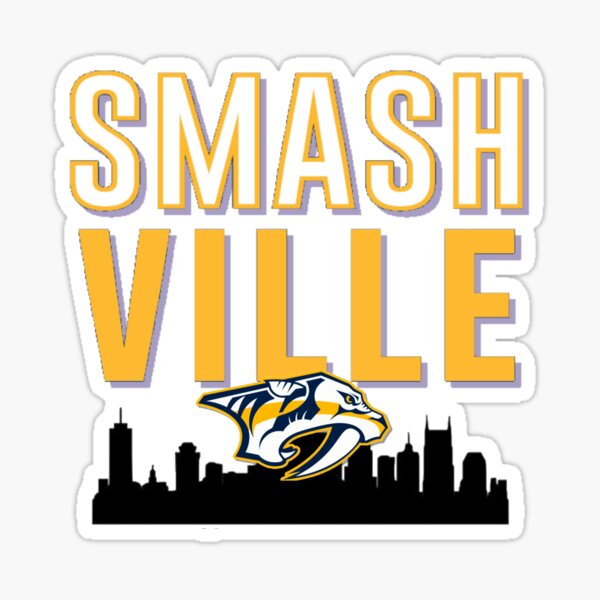 Tennessee Titans Nashville Predators Grizzly MASH UP Vinyl Sticker 10