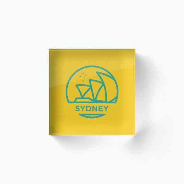 Sydney Badge Acrylic Block