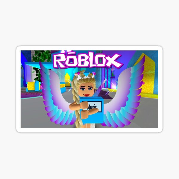 Roblox Girl Stickers Redbubble - karinaomg roblox with ronaldomg roblox generator v