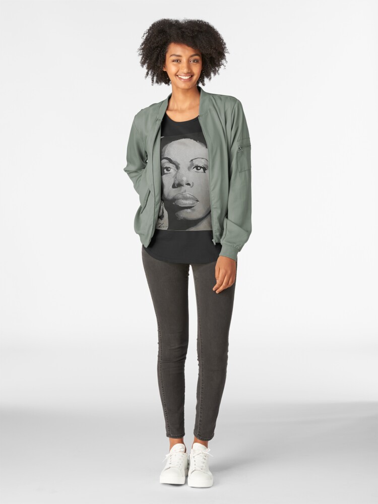 Alternate view of Lady Jazz - Music and Charisma Premium Scoop T-Shirt
