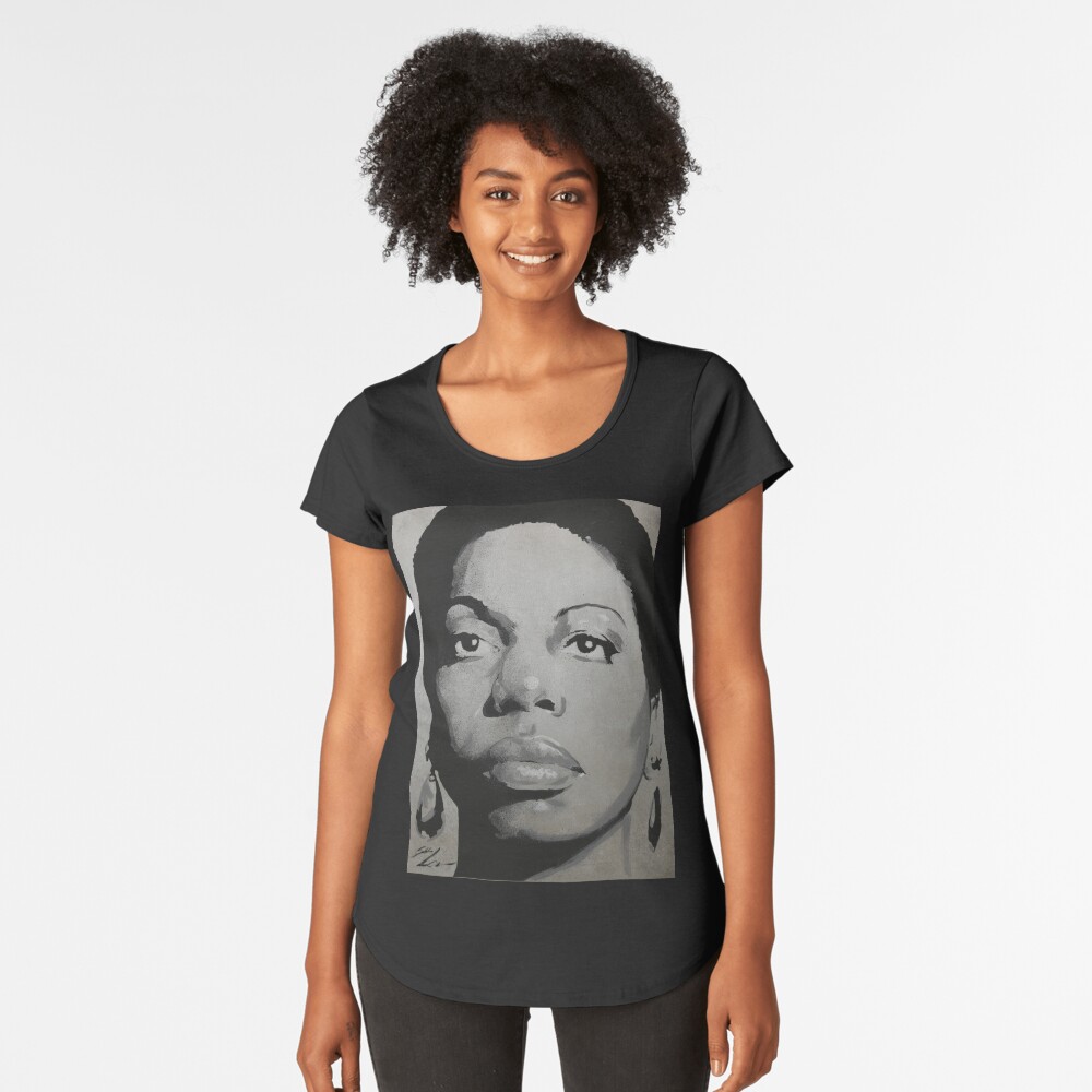 Lady Jazz - Music and Charisma Premium Scoop T-Shirt