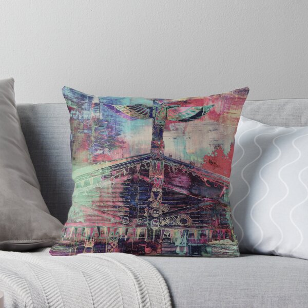 Artikelvorschau, Totem Log Cabin Abstract – Multi entworfen und verkauft von AlsknMommaBear2.